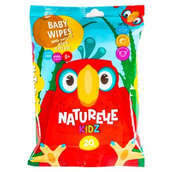 Servetele umede Naturelle Aloe pentru copii 20buc - cumpărați, prețuri pentru BONUS - foto 1