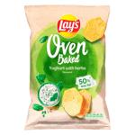 Chips Lay`s In cuptor Iaurt&Ierburi 105g