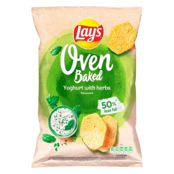 Chips Lay`s In cuptor Iaurt&Ierburi 105g - cumpărați, prețuri pentru BONUS - foto 1
