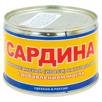 Сардины Посейдон Лагуна в масле 250г - купить, цены на BONUS - фото 1