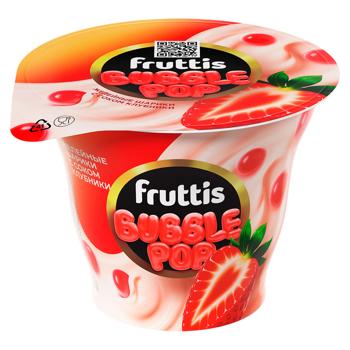 Desert de iaurt Fruttis Bubble capsuni 4.4% 180g - cumpărați, prețuri pentru BONUS - foto 1
