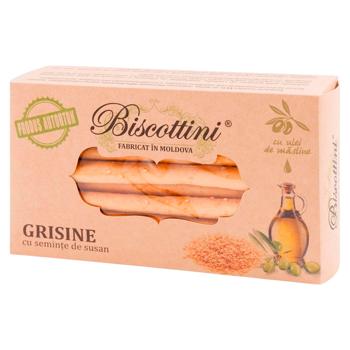 Grisine Biscottini cu seminte de susan 180g - купить, цены на BONUS - фото 1