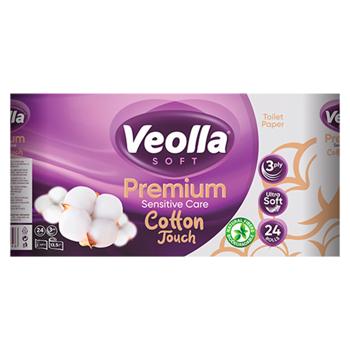 Hartie igienica Veolla Premium 3 straturi 24buc - cumpărați, prețuri pentru BONUS - foto 1