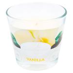 Lumanare aromatiz. in pahar 9*8cm 30ore Vanila