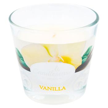 Lumanare aromatiz. in pahar 9*8cm 30ore Vanila - cumpărați, prețuri pentru BONUS - foto 1