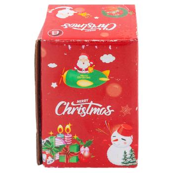 Шар новогодний со снегом подсветка 6см - купить, цены на BONUS - фото 1