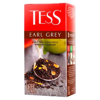 Ceai negru Tess Earl Grey in plicuri 1.8g*25buc - cumpărați, prețuri pentru BONUS - foto 1