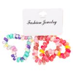 Elastic p-u par 3buc spirala culori/forme diferite 325-10