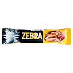 Napolitane Zebra glazurate ciocolata de lapte 40g