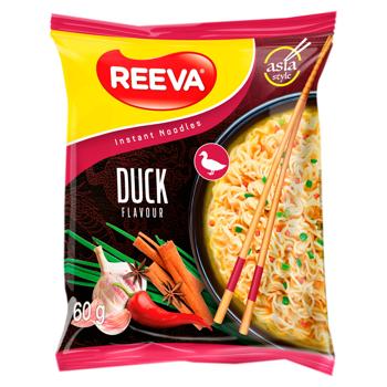 Лапша Reeva Azia Утка 60г - купить, цены на BONUS - фото 1