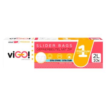 Pungi alimente Vigo cu fermoar 10buc - cumpărați, prețuri pentru BONUS - foto 1