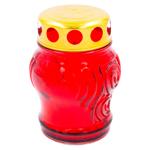 Подсвечник стеклянный 15см