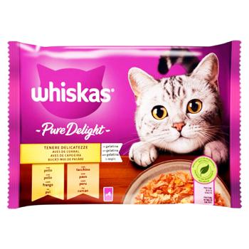 Hrană umedă Whiskas cu pasăre pentru pisici 85g*4buc - cumpărați, prețuri pentru BONUS - foto 1