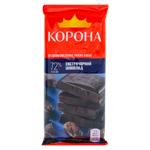 Шоколад черный Корона экстра с кофе 85г