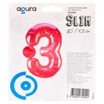 Balon folie Agura Cifra 3 102cm