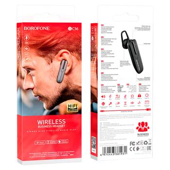 Блютуз для телефона Borofone BC10/BC21 черный - купить, цены на METRO - фото 2
