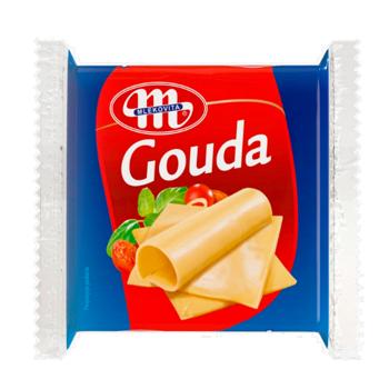 Brânză topită Mlekovita Gouda felii 130g - cumpărați, prețuri pentru BONUS - foto 1