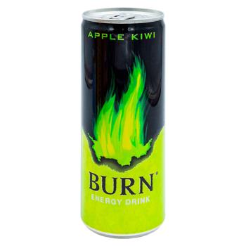 Энергетический напиток Burn Яблоко Киви 250мл*6шт - купить, цены на BONUS - фото 2