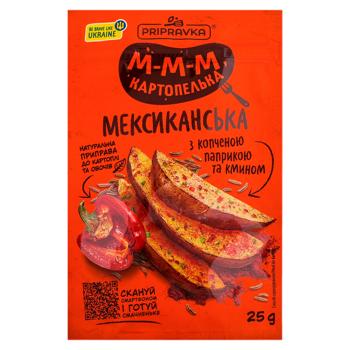 Condimente Pripravka De Mexica pentru cartofi și legume cu boia afumată și chimen 25g - cumpărați, prețuri pentru BONUS - foto 1