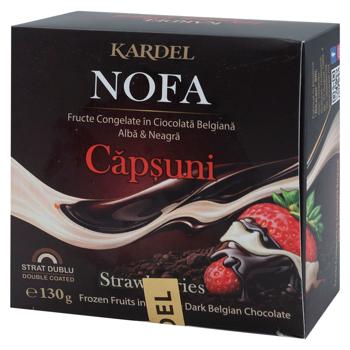 Клубника в шоколаде Kardel Nofa замороженная 130г - купить, цены на BONUS - фото 1