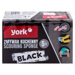 Burete de bucatarie York Black 5buc