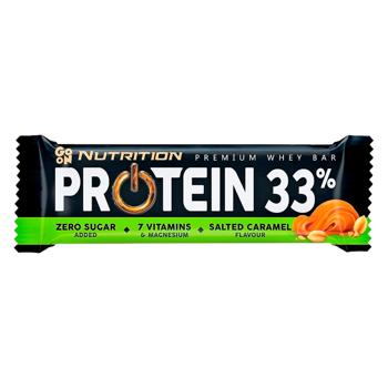 Батончик протеиновый Sante Go On 33% Соленая карамель 50г - купить, цены на BONUS - фото 1
