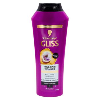 Sampon Gliss Full Hair Wonder 250ml - cumpărați, prețuri pentru BONUS - foto 1