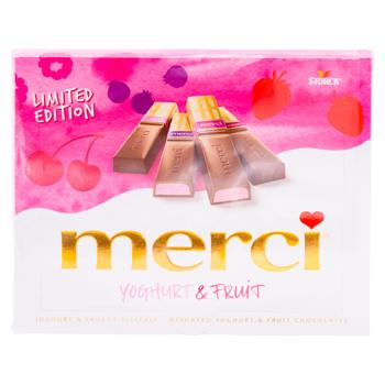 Пралине Merci Йогурт 250г - купить, цены на BONUS - фото 1