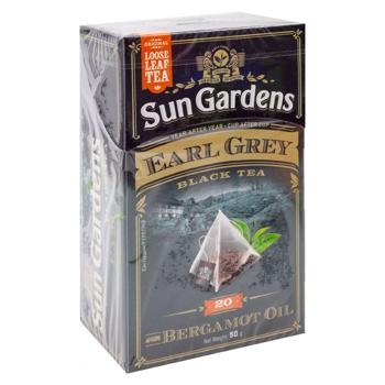 Чай черный Sun Gardens Earl Grey в пакетиках 2,5г*20шт - купить, цены на BONUS - фото 3