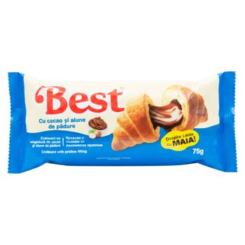 Croissant cu maia Best cacao/alune 75g - cumpărați, prețuri pentru BONUS - foto 1
