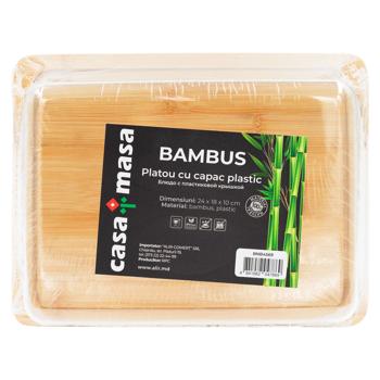 Platou C.Masa BAMBUS cap.24*18*10cm - купить, цены на BONUS - фото 2