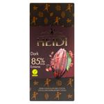 Ciocolata neagra Heidi amaruie cacao 85% 80g