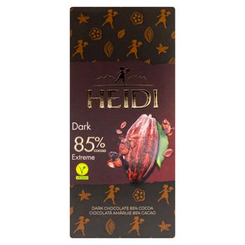 Шоколад черный Heidi горький какао 85% 80г - купить, цены на BONUS - фото 1