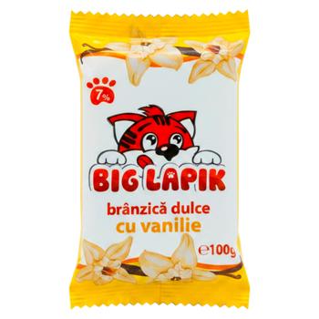 Branzica dulce Lapmol Big Lapik vanilie 100g - cumpărați, prețuri pentru BONUS - foto 1