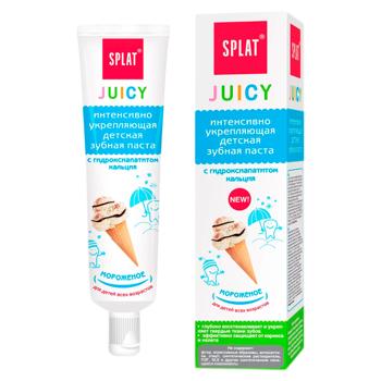 Pasta de dinti copii Splat Juicy 0+ 35ml Ice-Cream - купить, цены на BONUS - фото 1