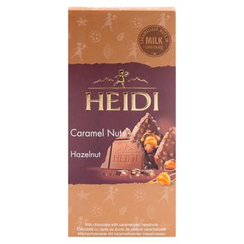 Шоколад молочный Heidi Карамелизированный фундук 80г - купить, цены на BONUS - фото 1