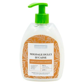 Sapun Cosmeplant lichid-crema nutritiv ulei de migdale/caise 400ml - cumpărați, prețuri pentru BONUS - foto 1