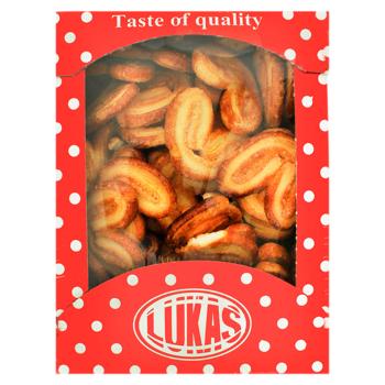 Печенье Lukas Ушки 350г - купить, цены на BONUS - фото 1