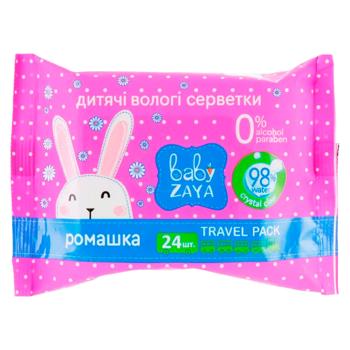 Servetele umede Baby Zaya Musetel 24buc - cumpărați, prețuri pentru BONUS - foto 1