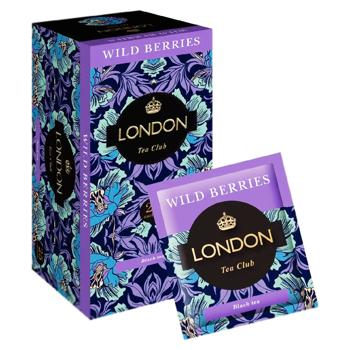 Чай черный London Wild Berries в пакетиках 2г*25шт - купить, цены на BONUS - фото 1