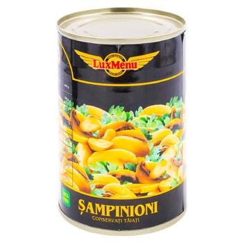 Шампиньоны  Lux Menu нарезка 425мл - купить, цены на BONUS - фото 1