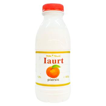 Iaurt de baut Milk Mark Piersic 1.5% 450g - cumpărați, prețuri pentru BONUS - foto 1