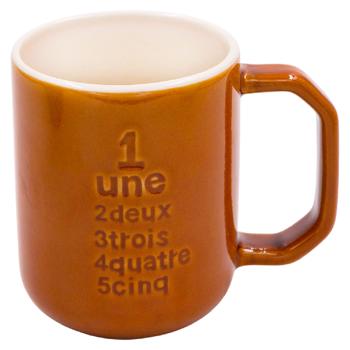 Cana ceramica cifre assorti 350ml - cumpărați, prețuri pentru BONUS - foto 1