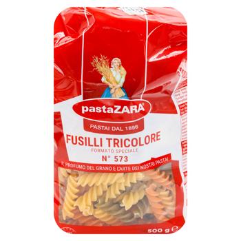 Paste fainoase Pasta Zara Fusilli Tricolore 500g - cumpărați, prețuri pentru BONUS - foto 1
