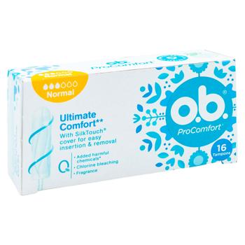 Тампоны O.B. ProComfort Normal 16шт - купить, цены на METRO - фото 4
