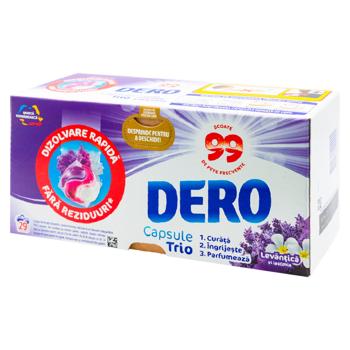 Капсулы для стирки Dero Trio 29шт - купить, цены на BONUS - фото 1