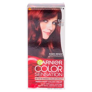 Vopsea pentru par Garnier Color Sensation 5.62 Visiniu intens Pretios - cumpărați, prețuri pentru BONUS - foto 3