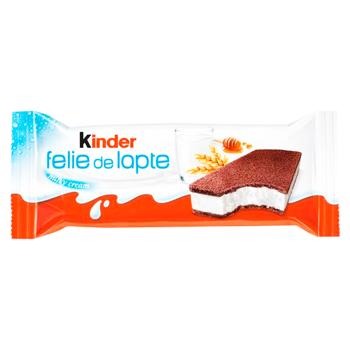 Prajitura Kinder Felie de lapte 28g - cumpărați, prețuri pentru BONUS - foto 1