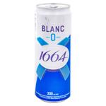 Bere Kronenbourg 1664 Blanc fara alcool 0.33l