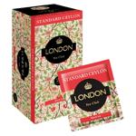 Чай черный London Standard Ceylon в пакетиках 2г*25шт